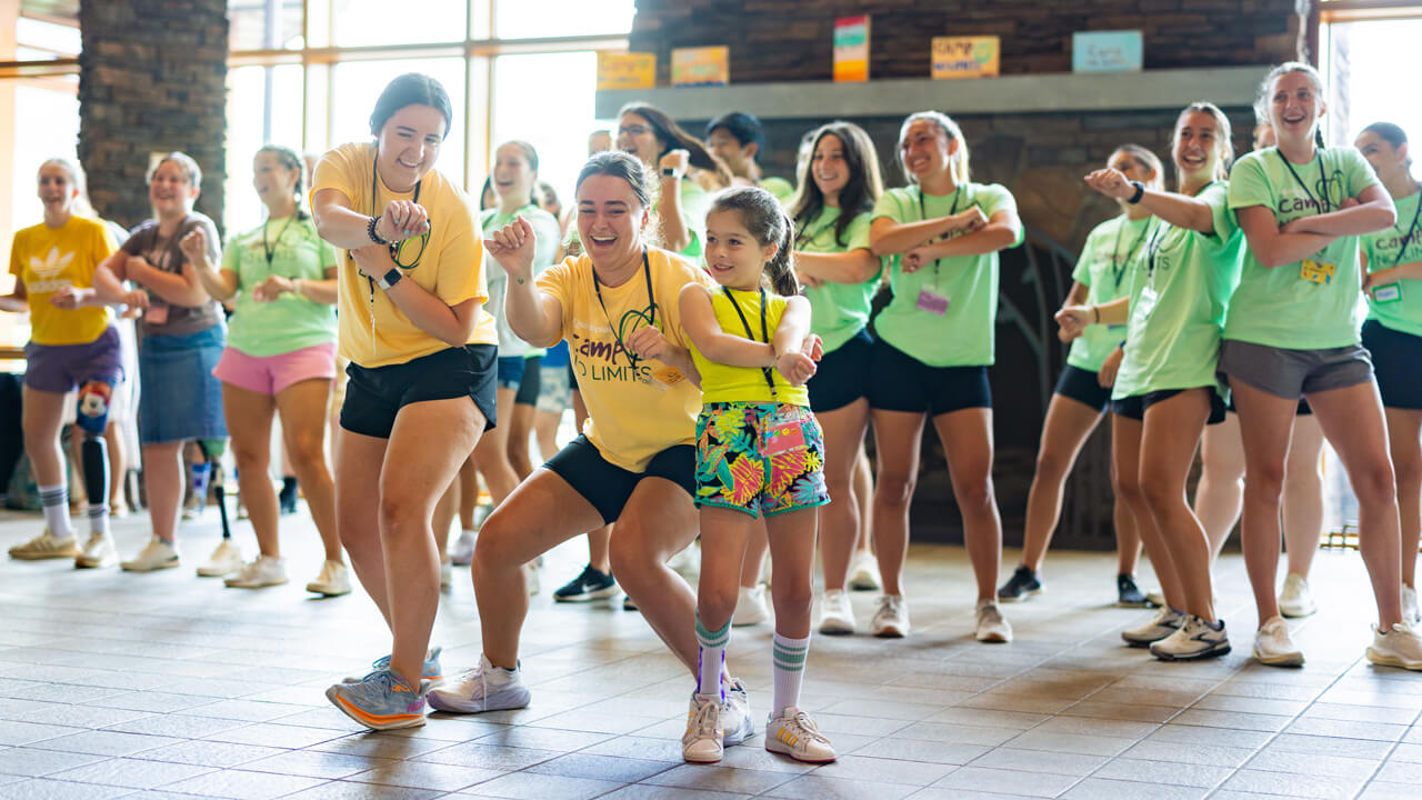 Students dance in the Rocky Top Student Center