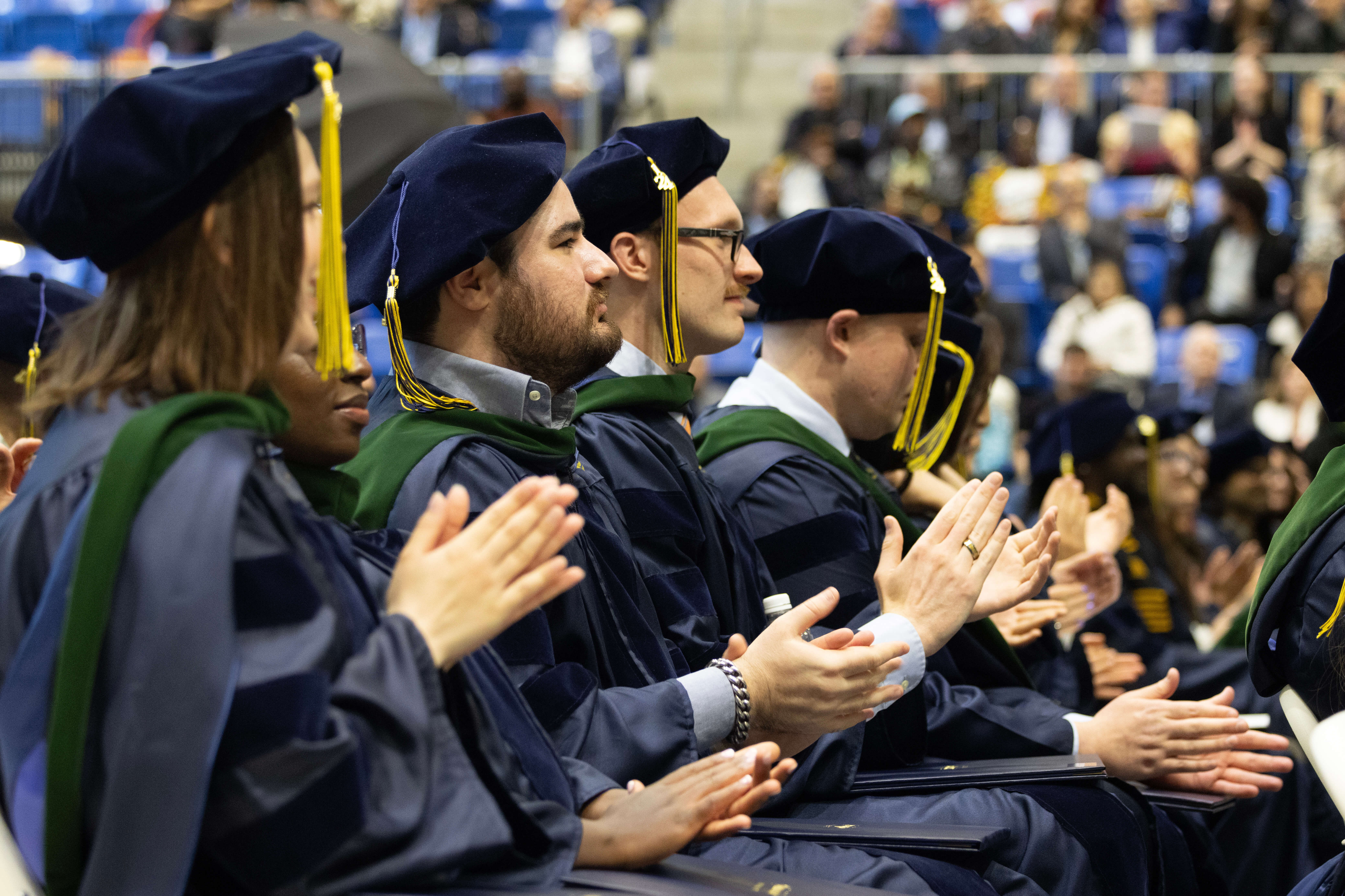 Medicine graduates applaud keynote speaker