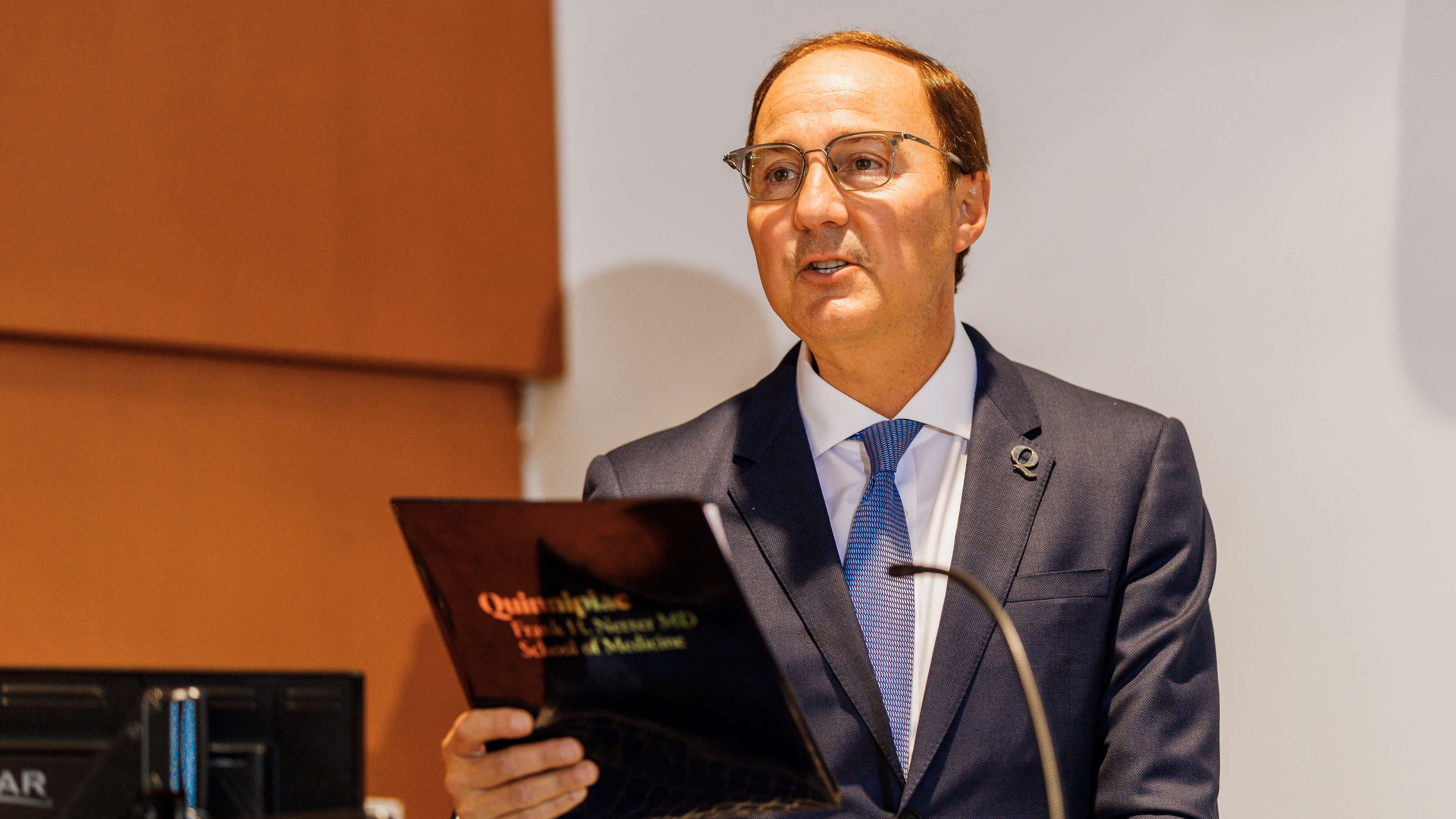 Phil M. Boiselle, MD, Dean to the School of Medicine (pictured), addresses the school for the first time as he talks about hopes and goals for the school