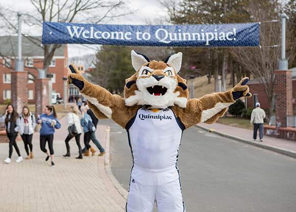 Boomer cheers on Bobcat Way