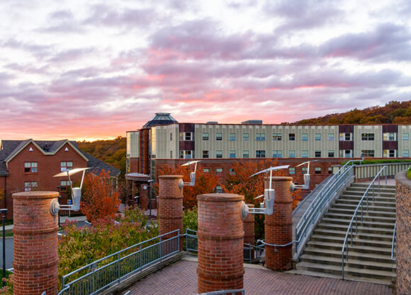 York Hill sunset