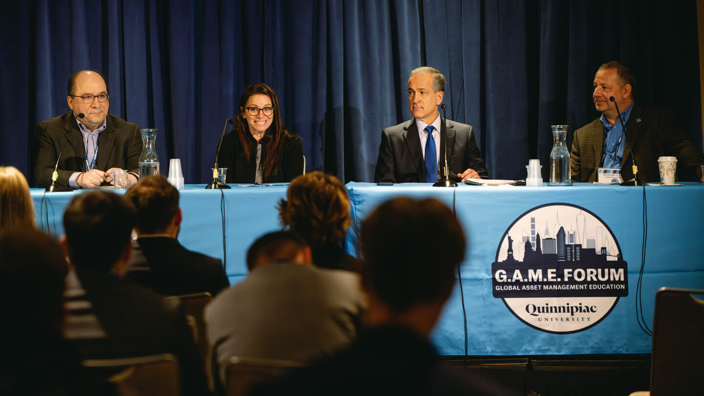 Professor Alexander V. Laskin speaks on a panel during GAME Forum XIII.